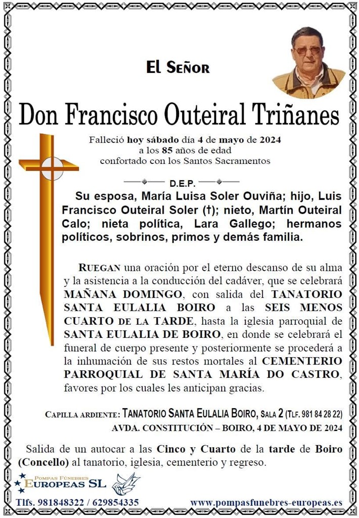 Don Francisco Outeiral Triñanes