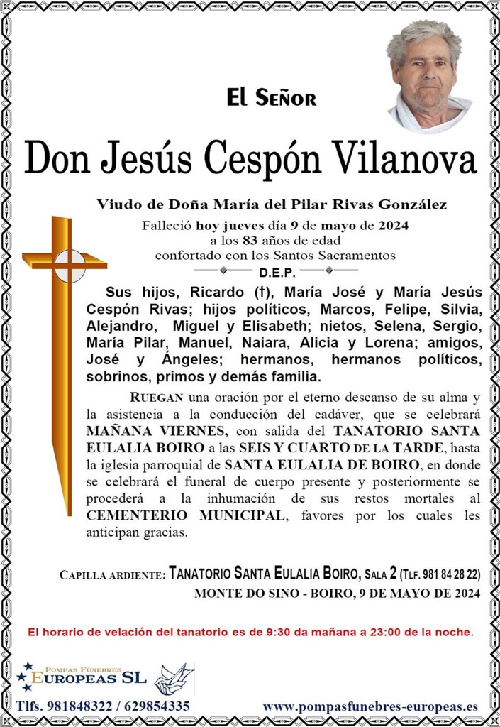 Don Jesús Cespón Vilanova