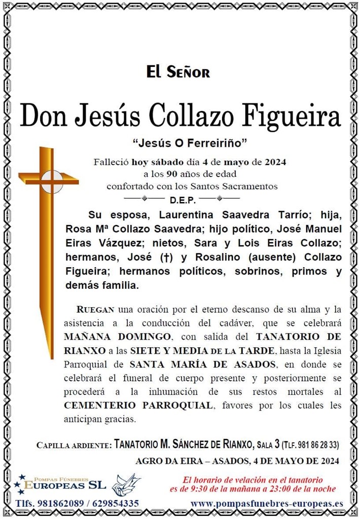 Don Jesús Collazo Figueira