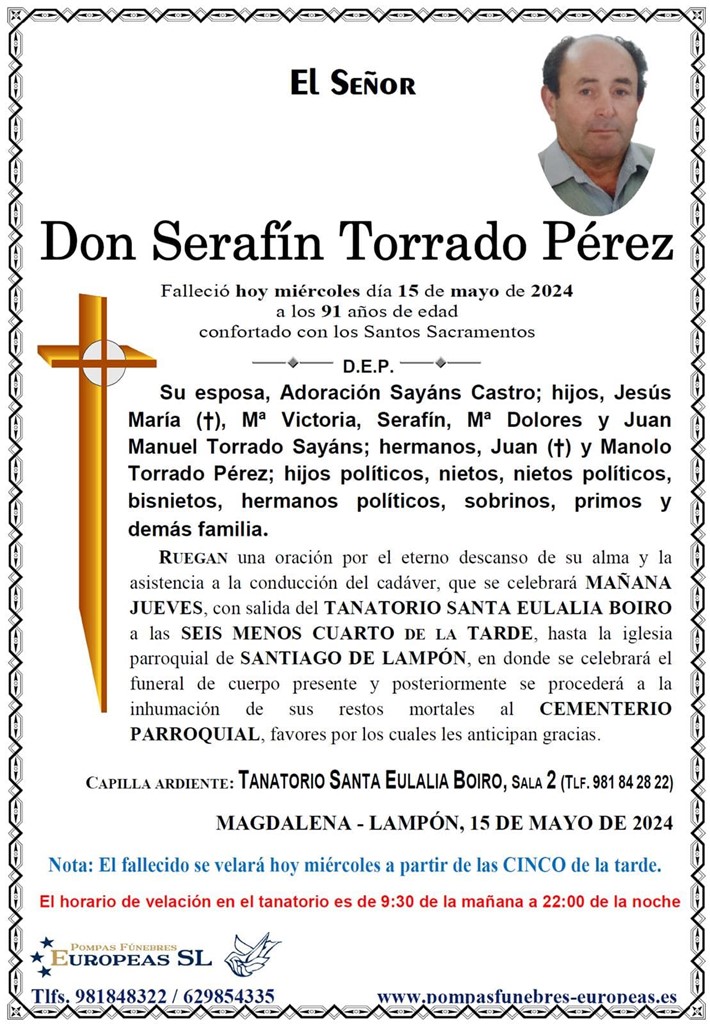 Don Serafín Torrado Pérez