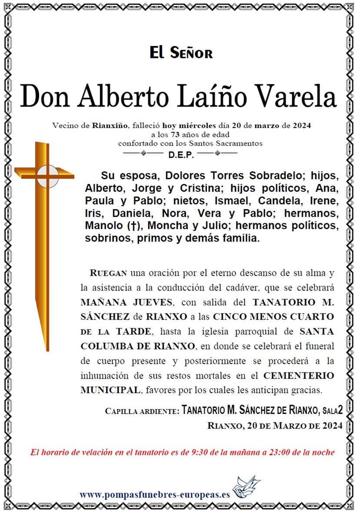 Don Alberto Laíño Varela