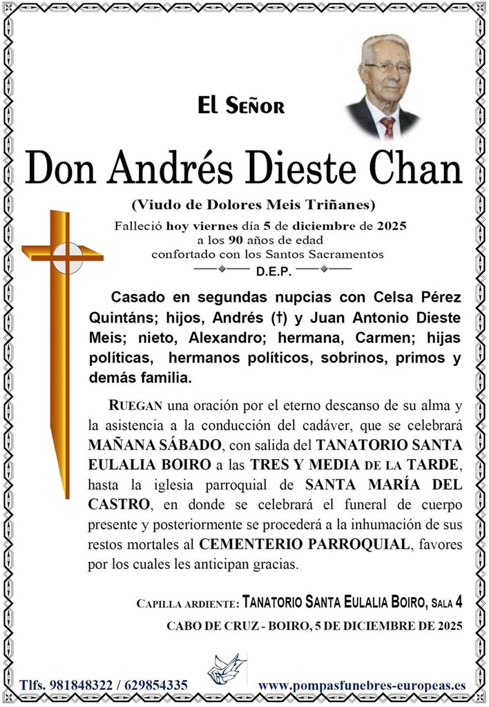 Don Andrés Dieste Chan