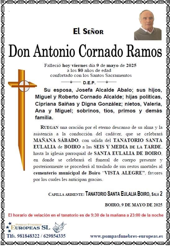 Foto principal Don Antonio Cornado Ramos