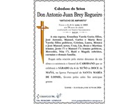 Don Antonio Juan Brey Regueira (06/06/2026)