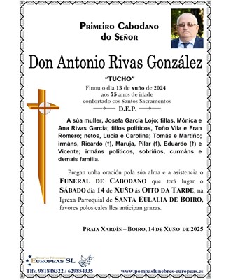 Don Antonio Rivas González (14/06/2025)