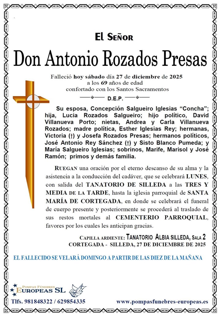 Don Antonio Rozados Presas