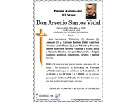 Don Arsenio Santos Vidal (11/07/2026)