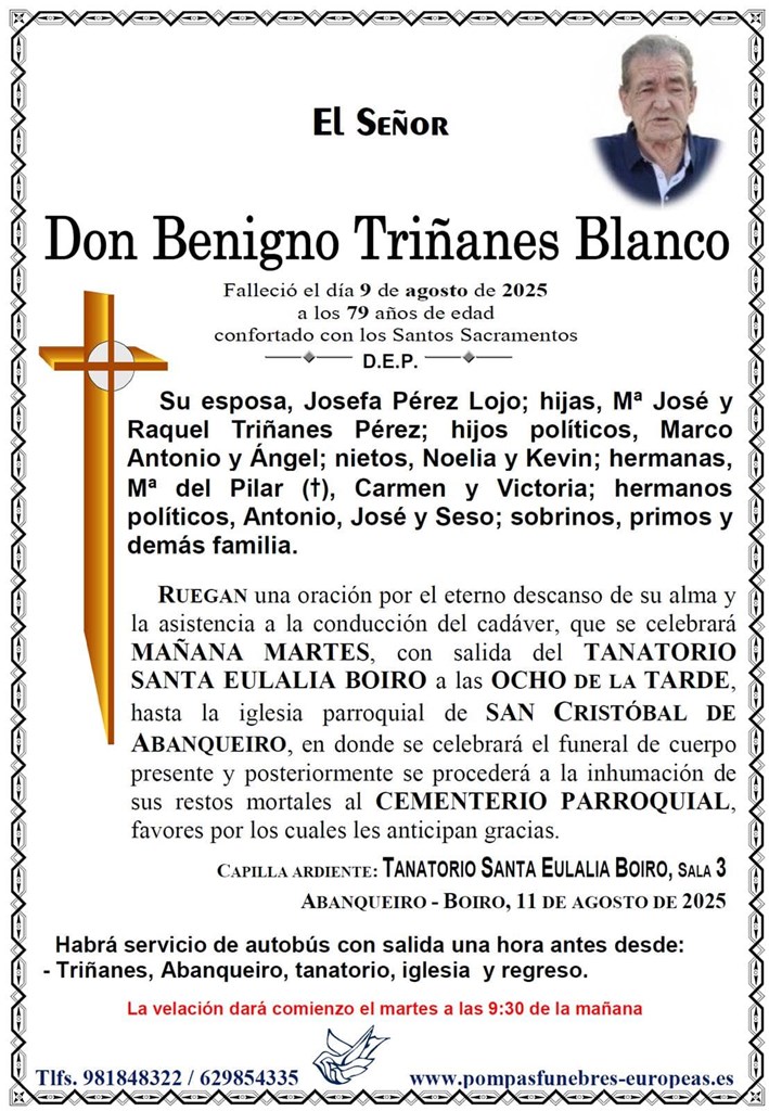 Don Benigno Triñanes Blanco