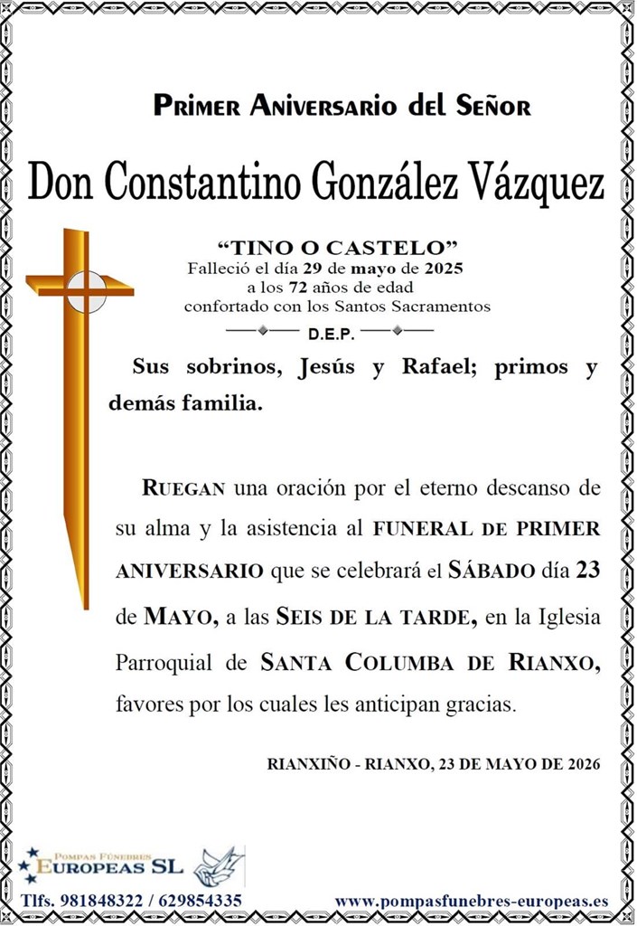 Don Constantino González Vázquez