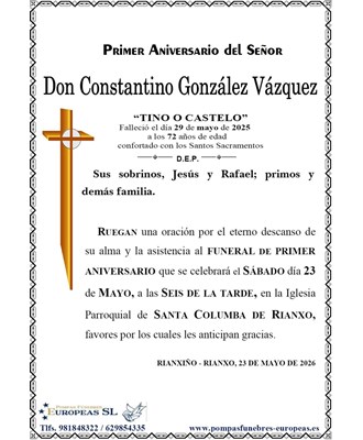 Don Constantino González Vázquez