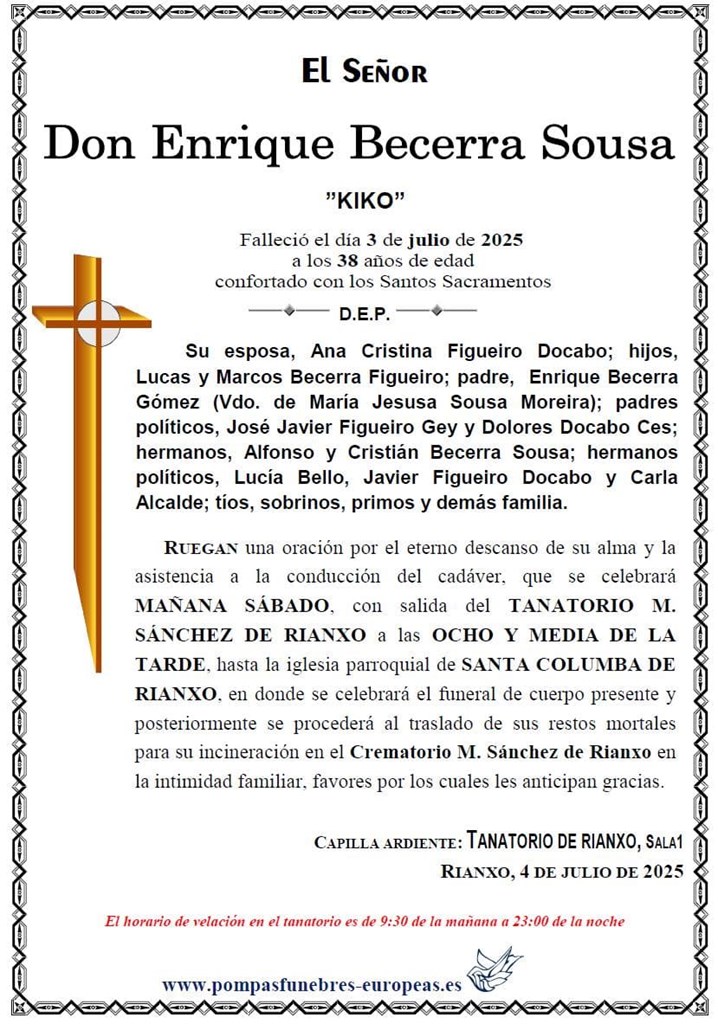 Foto secundaria Don Enrique Becerra Sousa