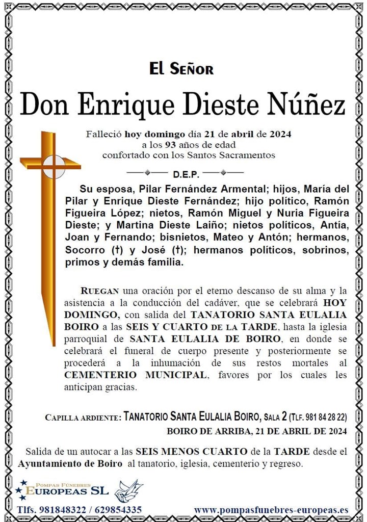 Don Enrique Dieste Núñez