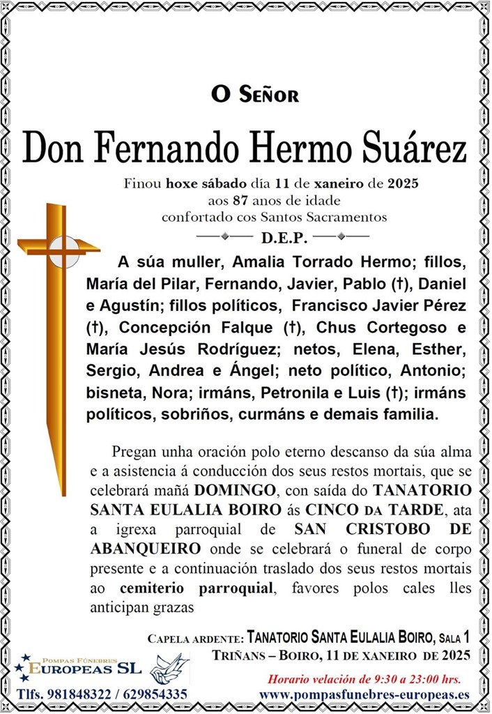 Foto secundaria Don Fernando Hermo Suárez