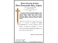 Don Fernando Rey López (17/07/2025)