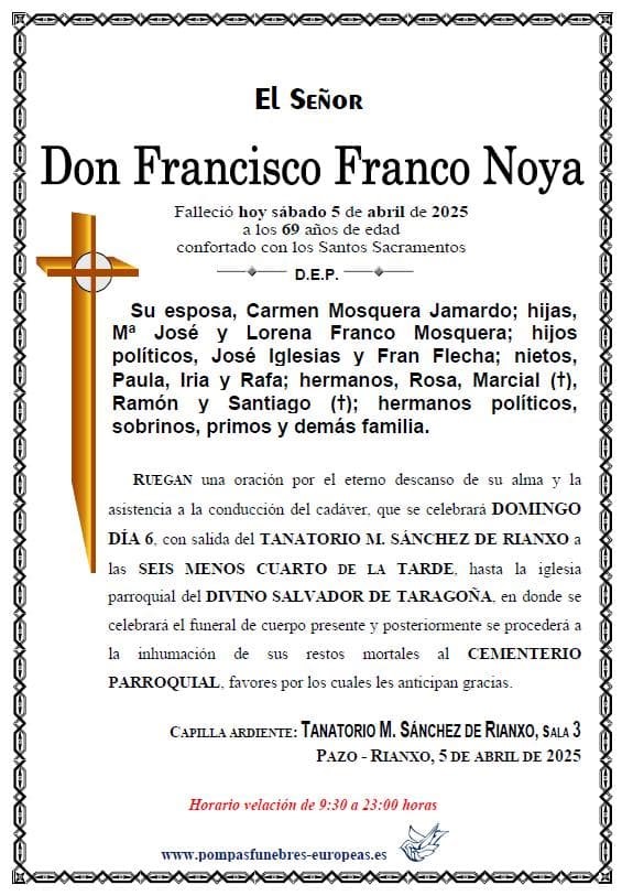 Don Francisco Franco Noya