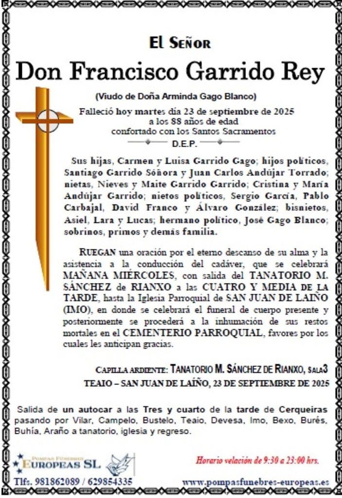 Don Francisco Garrido Rey