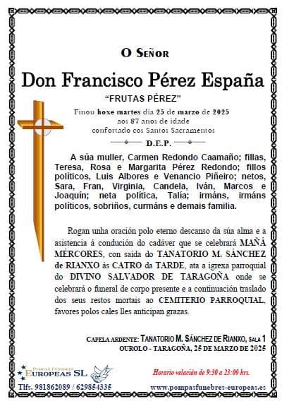 Don Francisco Pérez España