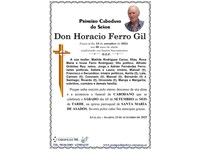Don Horacio Ferro Gil (13/09/2025)