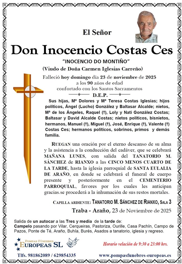 Don Inocencio Costas Ces