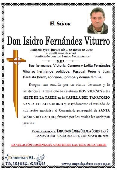 Foto principal Don Isidro Fernández Viturro