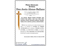 Don Jesús Alonso Ballano (18/10/2025)