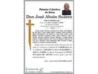Don José Abuín Suárez (20/09/2025)