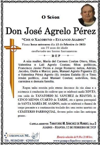 Don José Agrelo Pérez