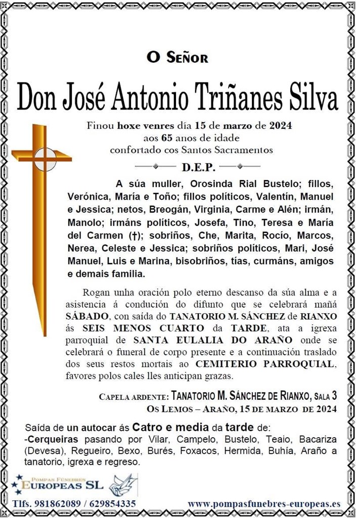 Don José Antonio Triñanes Silva