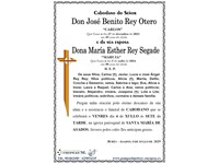 Don José Benito Rey Otero e Mª Esther Rey Segade (04/07/2025)