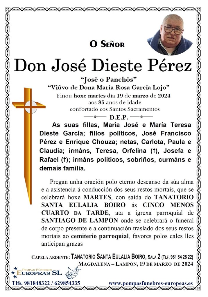 Don José Dieste Pérez