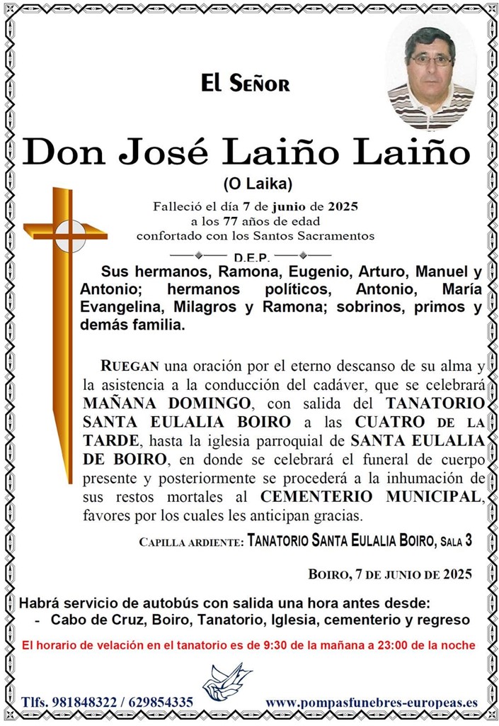 Don José Laiño Laiño