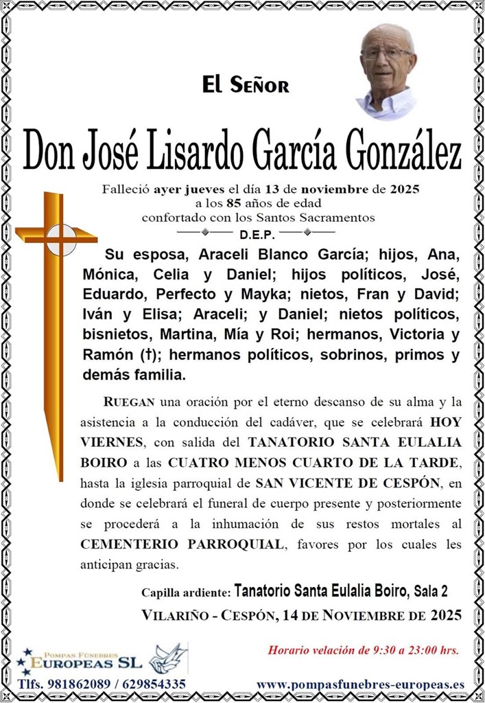 Foto 1 Don José Lisardo García González