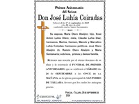 Don José Luhía Coiradas (26/09/2026)