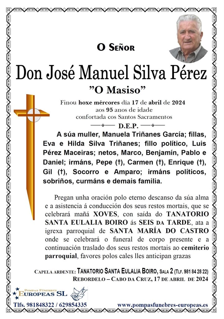 Don José Manuel Silva Pérez