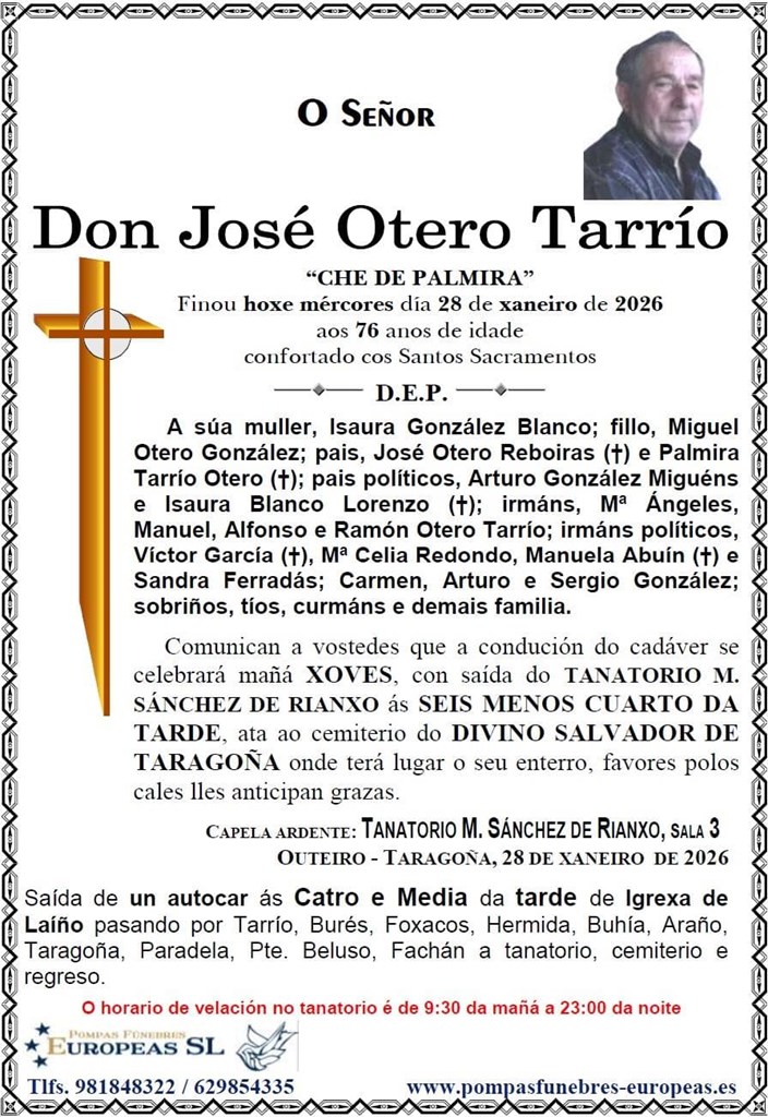  Don José Otero Tarrío
