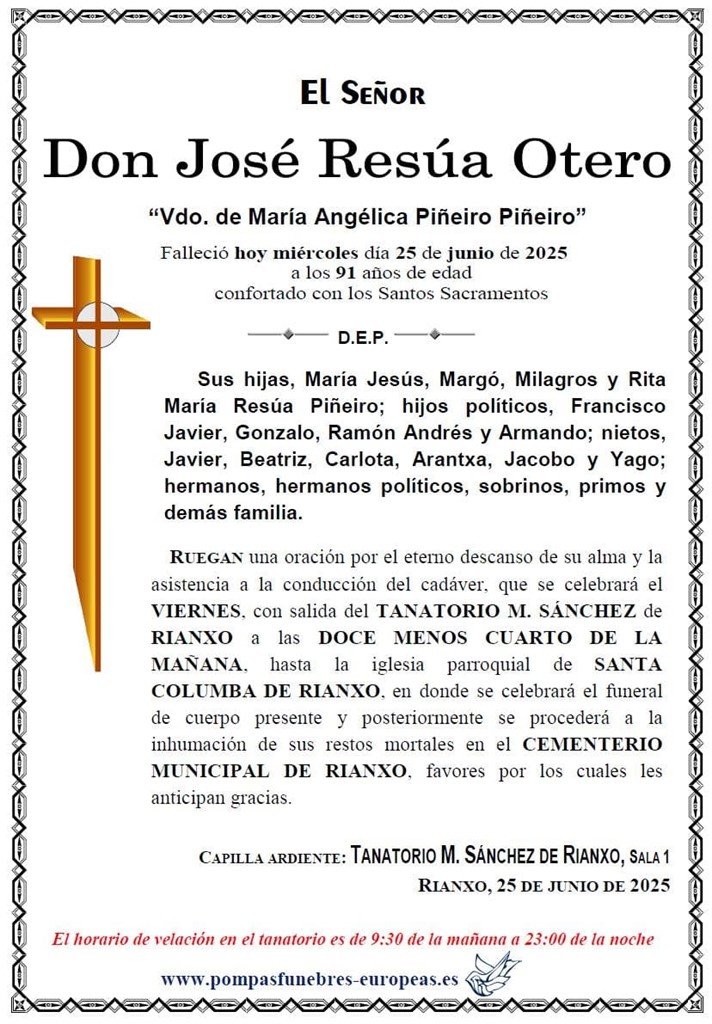Foto principal Don José Resúa Otero