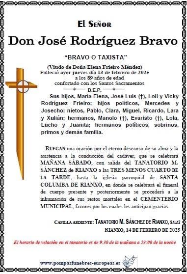 Don José Rodríguez Bravo