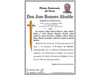 Don José Romero Alcalde (08/08/2026)