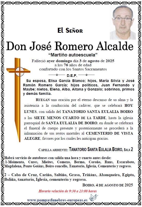 Foto principal Don José Romero Alcalde 