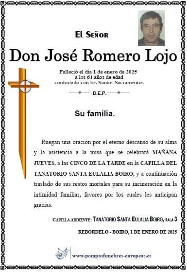 Don José Romero Lojo