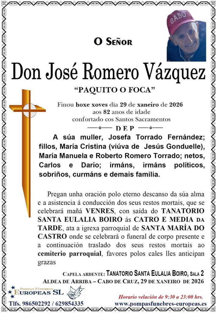 Don José Romero Vázquez