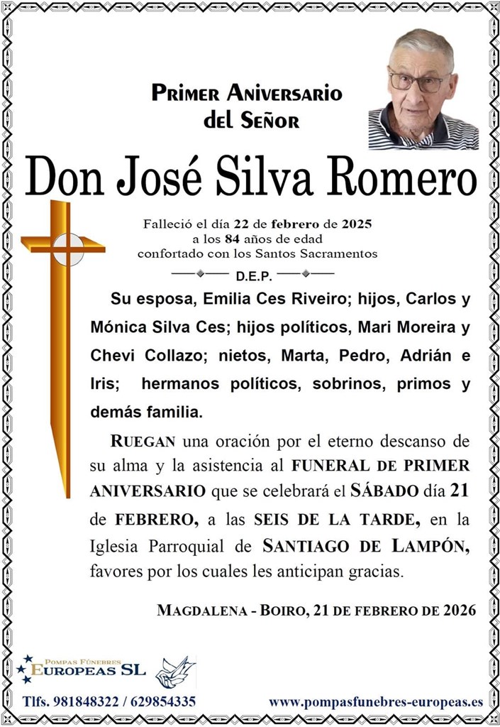 Don José Silva Romero (21/02/2026)