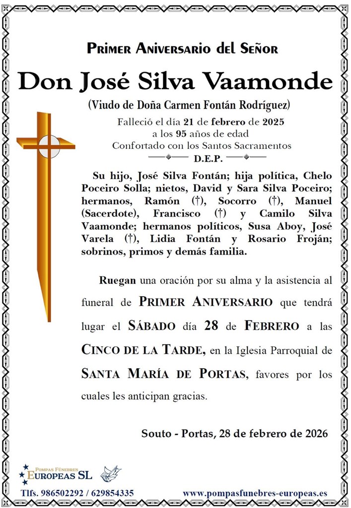 Don José Silva Vaamonde (28/02/2026)