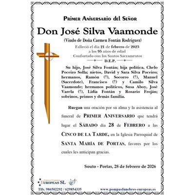 Don José Silva Vaamonde (28/02/2026)