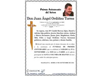Don Juan Ángel Ordóñez Torres (19/09/2026)