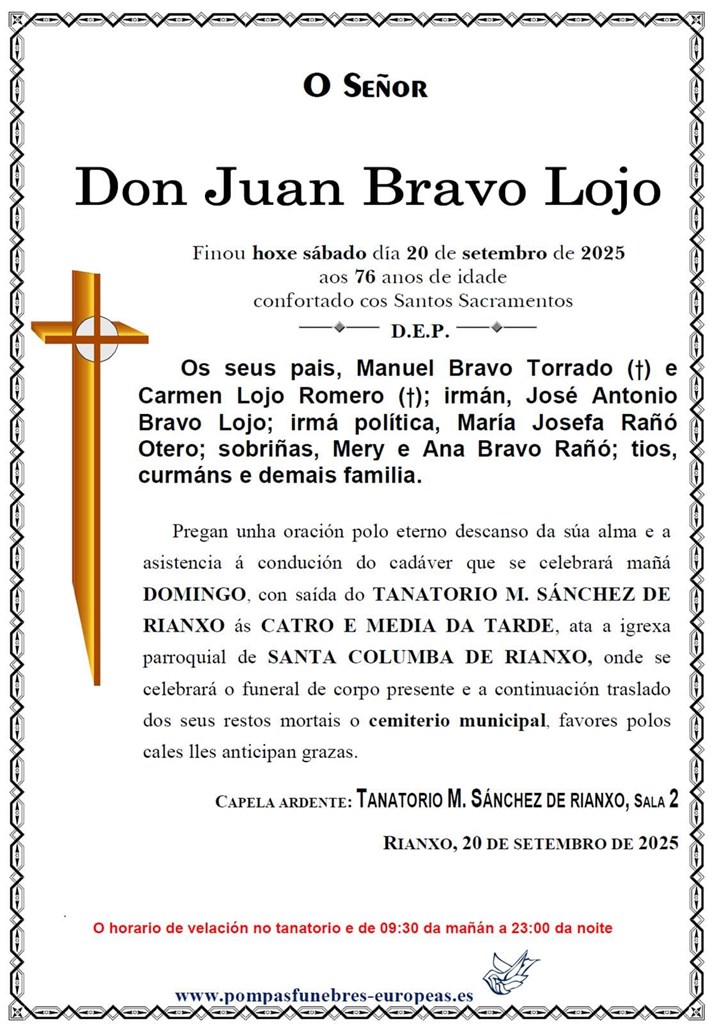 Don Juan Bravo Lojo