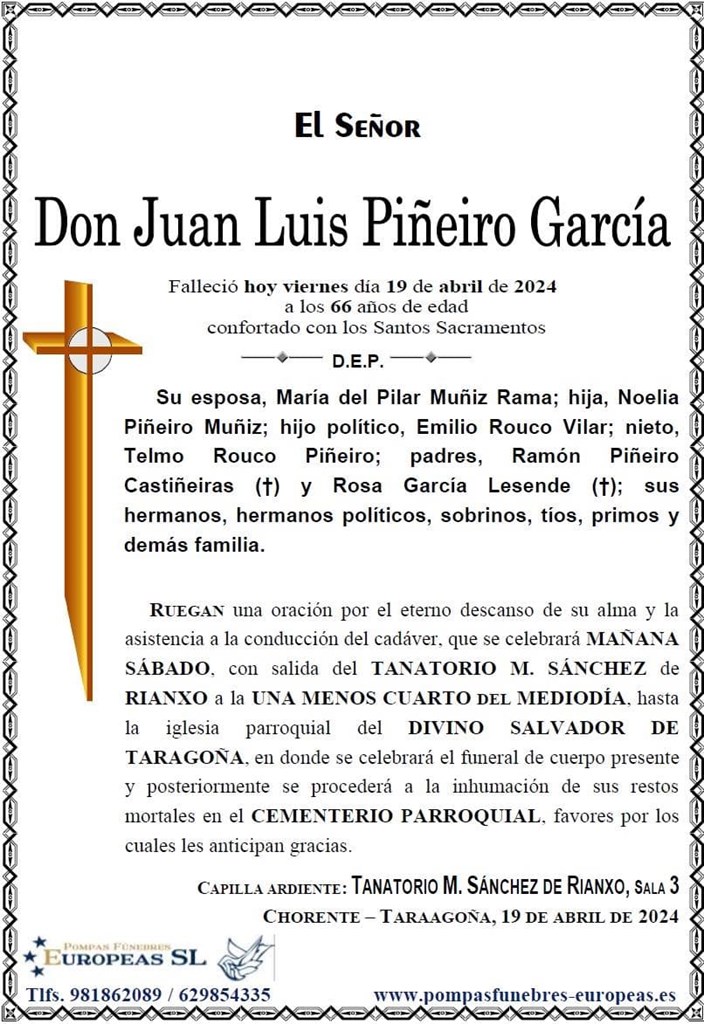 Don Juan Luis Piñeiro García