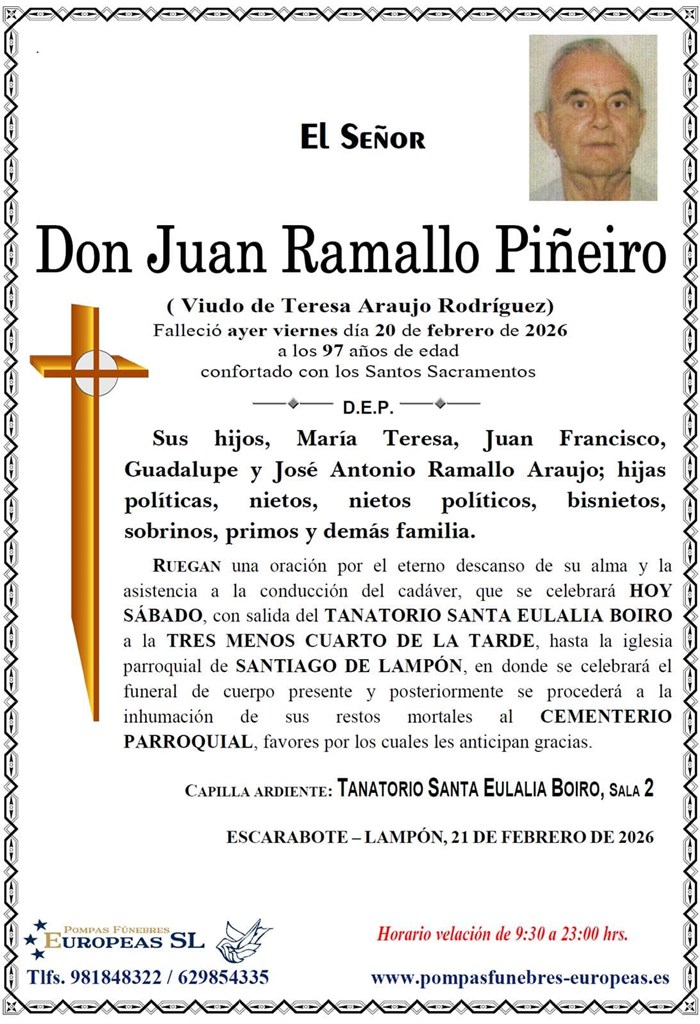 Don Juan Ramallo Piñeiro
