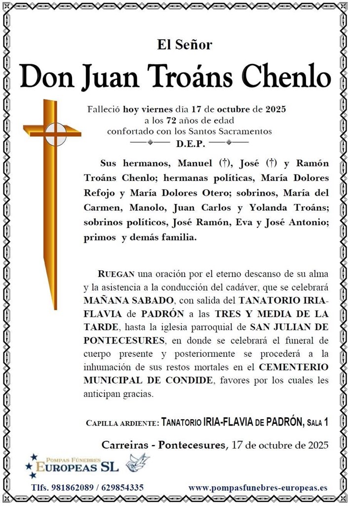 Don Juan Troáns Chenlo