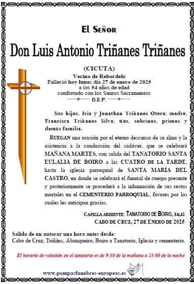 Don Luis Antonio Triñanes Triñanes
